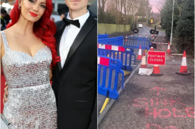HOLE MY GOSH! Strictly star Dianne Buswell’s HORROR as SINKHOLE opens up outside £3.5m MANSION she shares with Joe Sugg.