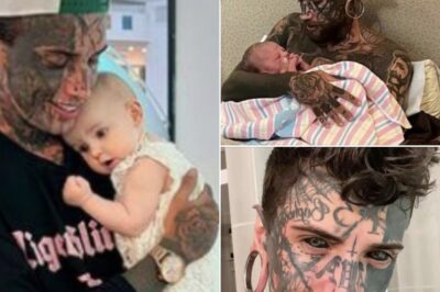 Dad removes full-body tattoos for sake of his young daughter