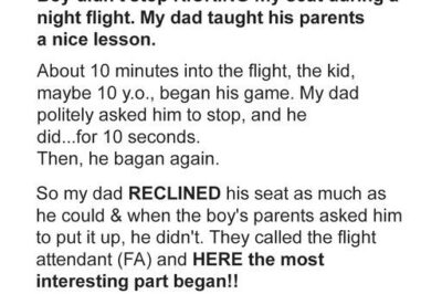 Bratty Kid Kicks Their Airplane Seat So He Teaches His Family A Lesson
