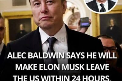 “Because he doesn’t deserve to be here,” Alec Baldwin declares, “I will force Elon Musk to leave the United States within 24 hours.” GT