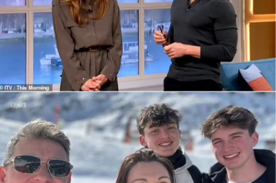 Ben Shephard shares pics of rarely-seen sons live on This Morning – as he returns to show after lavish family skiing holiday