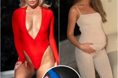 Lily Phillips ACCUSED of FAKING PREGNANCY after SHOWING OFF ‘BABY BUMP’ – despite PUBLIC APPEARANCE with a FLAT STOMACH three WEEKS AGO.