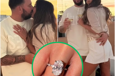 “Former footballer Jamie O’Hara, 38, is off the market! He surprises girlfriend Keziah Grubb, 32, with a romantic proposal during their dreamy getaway! 💍❤️”