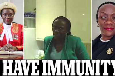 Moment Ugandan United Nations judge insists ‘I have immunity’ as she’s arrested in England for forcing young woman to work as her slave