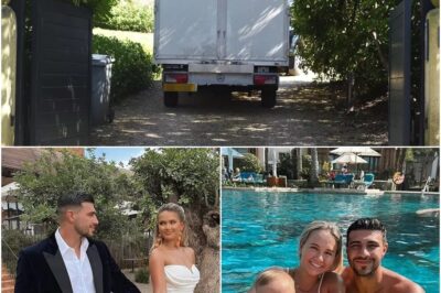 Tommy Fury hints he’s MOVING BACK in with Molly-Mae Hague as removal van seen  OUTSIDE home!