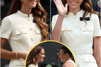 Princess Kate met with moving outpouring of support from fans as she made stunning return to Wimbledon today