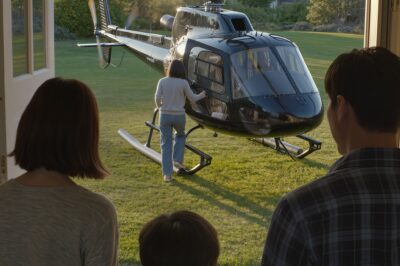 At The Family Meeting, They Called Me Poor—Then My Helicopter Landed