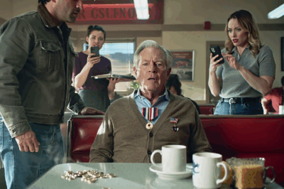 “Shut up!!!” — Bully Slapped Elderly Veteran at Diner, Unaware His Daughter Led Homeland Security