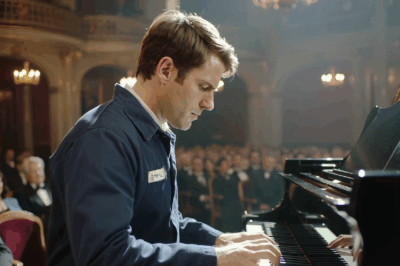 Single Dad Janitor Was Asked to Play Piano as a Joke — But What He Played Made Even the CEO Tear Up