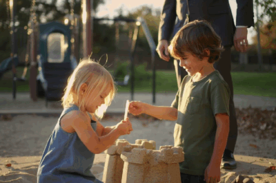 CEO took his mute daughter to the playground and froze when a boy made her speak for the first time.
