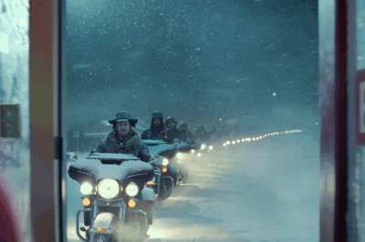 Kind Old Lady Shelters 15 Hells Angels During a Snowstorm, Next Day 100 Bikes Line Up at Her Door