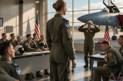“Real Pilots Only,” They Mocked at the Briefing. Then the Instructor Saluted: “Phoenix One, Ma’am.”