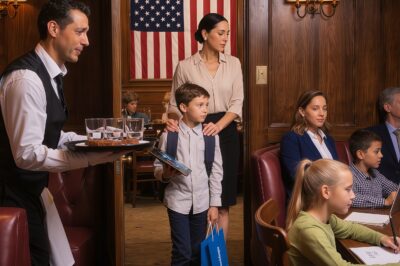 “We Didn’t Order for Your Son,” My Sister Said, Handing Him a Bread Basket While Her Kids Ate $100 Steaks. I Smiled—Then Flipped the Whole Dinner