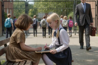 Billionaire Lady Sees A Boy Begging In The Rain With Twin Babies, What She Discovered Made Her Cry