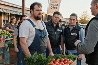 Bikers Hɑrɑss A Fat Farmer At A Market, Not Knowing He’s A Retired Delta Force Commander. He never expected