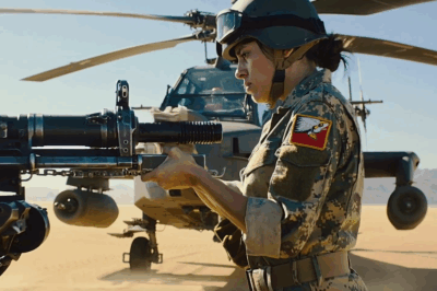She Was Just Cleaning the Apache’s Machine Gun — Until the Pilot Saw the Patch…and Froze