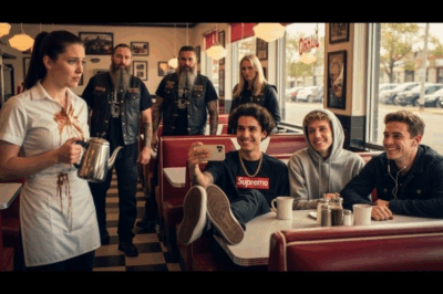 Rich Heir Spat on a Waitress’s Apron, the Whole Diner Fell Silent — He Had No Idea Fifty Bikers Were Sitting at the Counter