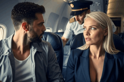 “A man like you doesn’t deserve to sit here!” – The CEO mocked a single dad in business class, until the captain, in a panic, asked: “Any fighter pilot on board?” – the man stood up and walked straight into the cockpit.