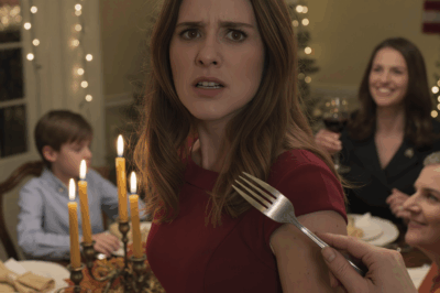 A fork hit my shoulder on Thanksgiving. It rang on the china and everyone went quiet—just long enough for my seven-year-old nephew to finish his line like a cue from the adults.