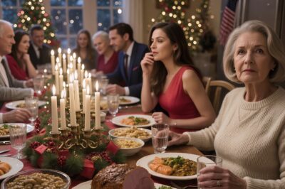 At Christmas dinner, in front of everyone, my daughter said, “Mom, your needs come last. My husband’s family comes first.” Her husband nodded. I simply replied, “Good then” — and the next thing I did completely changed their lives.