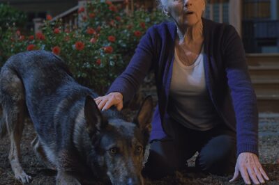 My son-in-law told me that the dog my husband left me was dead. But three nights later, I saw him alive, digging in the memorial garden for my late husband — and what he dug up made me call the police before the sun came up.