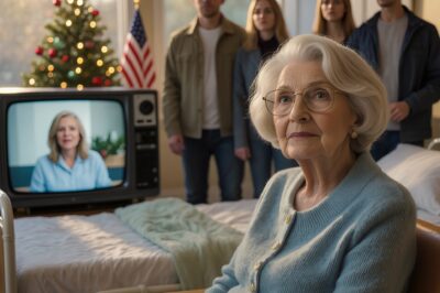 On Christmas Eve, my children quietly signed the papers to put me in a nursing home and drove away, leaving me sitting alone in a strange room. The next morning, while the whole family gathered around the fireplace opening presents and turned on the TV, they were stunned to see me holding a check for 10 million dollars.