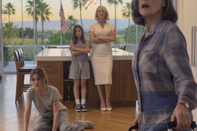 I flew back from New York after eight years to surprise my daughter, but when I walked into her Los Angeles home and saw her on her knees, shaking as she scrubbed her mother-in-law’s kitchen floor while that woman muttered that she was “only good for cleaning,” something inside me shifted, and what I did next left the entire family speechless.