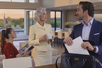 My daughter-in-law squealed, “Honey, I found a new fridge for twenty-five thousand dollars!” My son nodded and reached into his mother’s purse to grab her card, but instead of the card, he pulled out a stack of papers clearly stating who really owned this apartment. His face went pale, and the entire atmosphere at the dinner table suddenly changed.